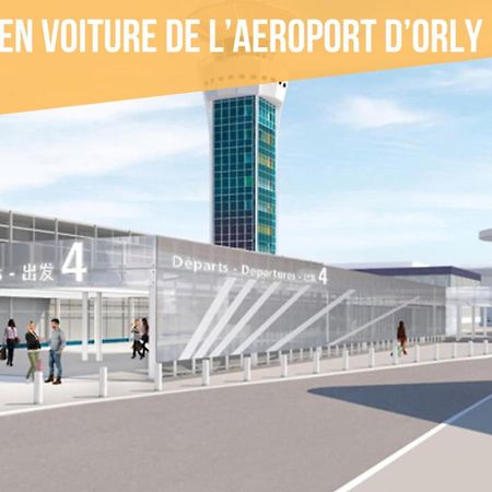 Le Cosy Yellow Appartement Lumineux A 5 Min De La Gare D'Evry Avec Parking Gratuit Courcouronnes Dış mekan fotoğraf